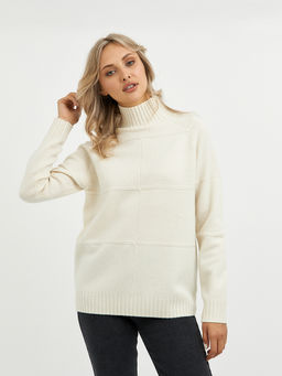 водолазка женская из шерсти в воротником стойка - Glenfield фото 8