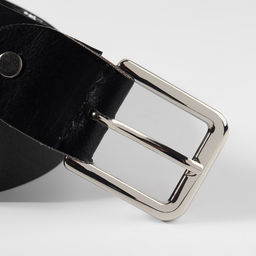 Цена за 2 шт. Пряжка для ремня, 4×4.4 см, 30 мм, цвет серебряный