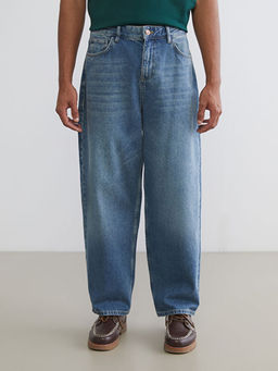 Loose Fit Erkek Jean Pantolon