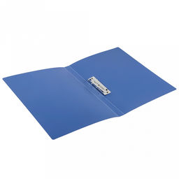 Папка с зажимом А4, ширина корешка 20мм, пластик, цвет - синий (Китай) - Домашняя Мода фото 2