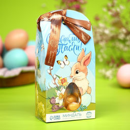 Миндаль в шоколадной глазури Счастливой Пасхи, 100 г. - Фабрика счастья фото 6