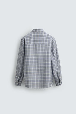 CAMISA CUADROS LIMITED EDITION / Celeste - Zara фото 8