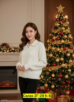 Кофта женская на молнии - Bruno фото 3