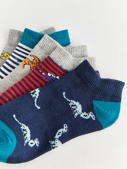 Desenli Erkek ?ocuk Patik ?orap 5li - Waikiki фото 3