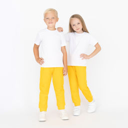 Брюки детские желтые