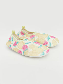 Meyve Desenli K?z ?ocuk Deniz Ayakkab?s?