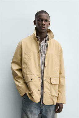 CAZADORA REGULAR FIT BOLSILLOS / Amarillo claro - Zara фото 2