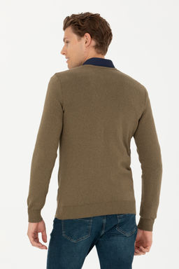Мужской свитер цвета хаки - U.s. polo assn фото 19