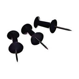 Цена за 6 шт. Кнопки силовые черные 50 штук в картонной коробке