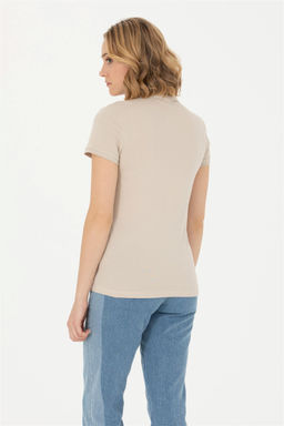 U. S. Polo Assn Женская базовая футболка Stone - U.s. polo assn фото 12