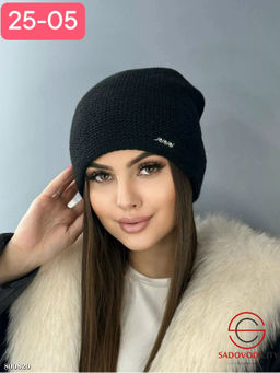 шапка женская на двойном флисе - Bruno фото 2