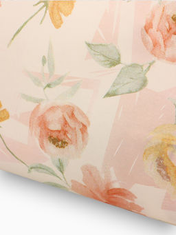 Сумка пляжная Цветы, 50*20*40, отд без молнии, розовый