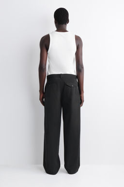 PANTAL?N CHINO WIDE LEG DE ALGOD?N - H&m фото 6