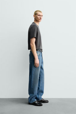 CAMISETA MEDIUM WEIGHT REGULAR FIT ORIGINS / Carb?n - Zara фото 4