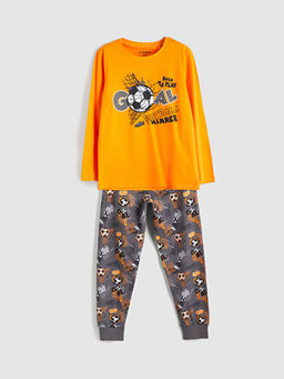 Bisiklet Yaka Erkek ?ocuk Pijama Tak?m?