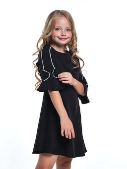 Платье черное вечернее для девочки подростка UD 7407 черный - Mini maxi фото 2