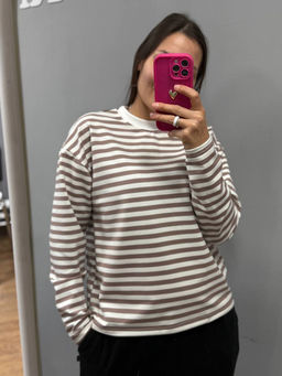 Лонгслив-тельняшка футер 2х нитка ПЕНЬЕ