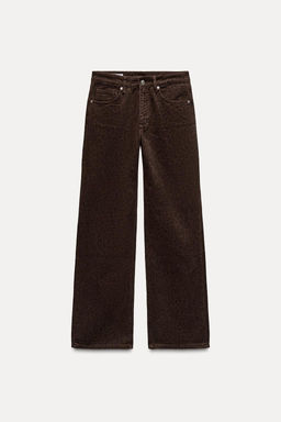 ANIMAL PRINT TRF SLOUCHY JEANS - Zara фото 4