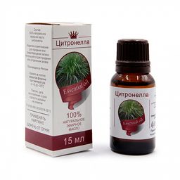 Эфирное масло ЦИТРОНЕЛЛА Планета Ароматов 15мл Удача, любовь, процветание