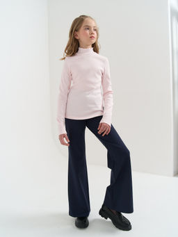 Бадлон с волнистым воротом Розовый 7+ - Bungly фото 7