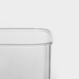 Банка для хранения с вакуумной крышкой Доляна, 1.3 л, 9.5×20 см, пластик, прозрачная