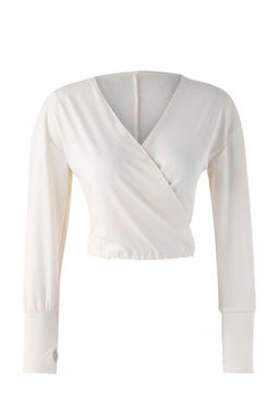 Ekru Dalg?c/Scuba Regular Sweatshirt THMAW26SW00004 - Trendyolmilla фото 6