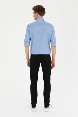 U. S. Polo Assn / Мужские черные брюки из плотной ткани - U.s. polo assn фото 4