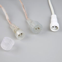 Гирлянда Нить 10 м роса, IP44, медная нить, 100 LED, свечение синее, мерцание, 220 В - Luazon lighting фото 3