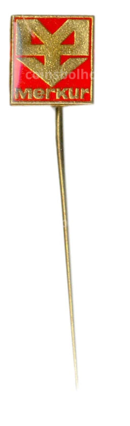 Значок рекламный Merkur