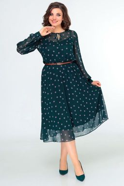 Блуза Swallow 803.2 черный+серебряный узор фото 324