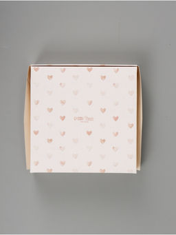 Цена за 5 шт. Коробка подарочная складная «Сердце», 20×20×4 см, с окном