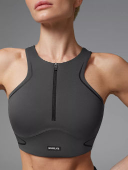 *Спортивный топ-бра на молнии