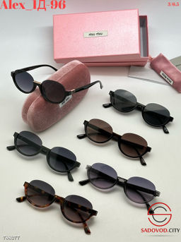 Женские солнцезащитные очки + коробка, футляр, салфетка