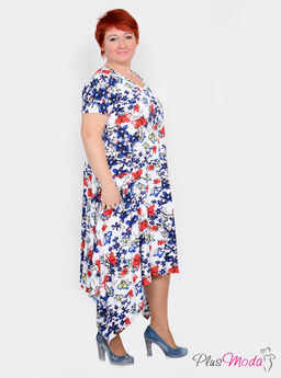 Платье Модель №37 размеры 52-72 - Plusmoda фото 3