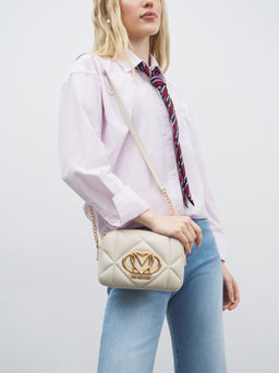 Сумка через плечо Кросс-боди LOVE MOSCHINO EMBOSSED Q