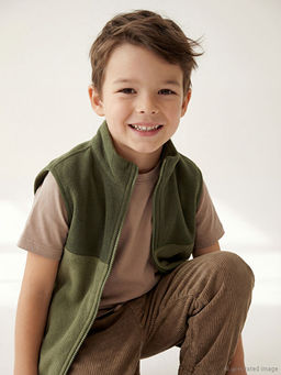 Dik Yaka Erkek ?ocuk Yelek