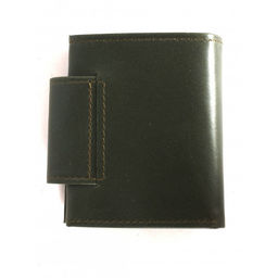 Портмоне женское Croco-ПР-906 натуральная кожа 1 отд, 4 карм, зеленый тем пулл-ап (205) 264615  фото 2