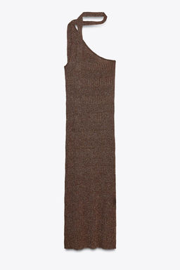 ASYMMETRIC FOULARD MIDI DRESS - Zara фото 7