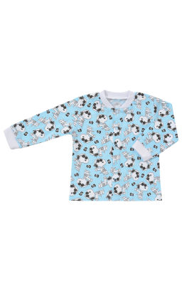 Распашонка детская, цвет голубой