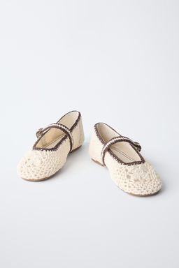 BAILARINA CROCHET / Blanco Crudo - Zara фото 3