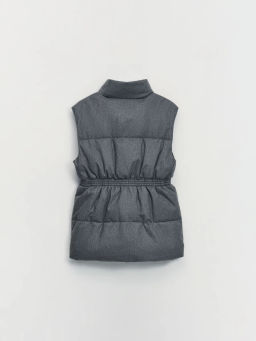 Жилет утепленный с ремнем на поясе / Zarina  фото 2