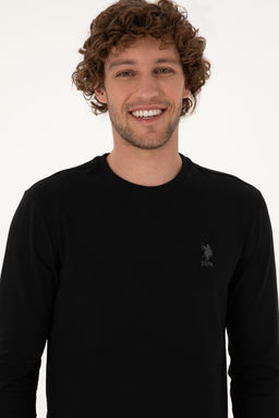 Erkek Siyah Basic Sweatshirt Sepette S_rpriz _ndirim - U.s. polo assn фото 9