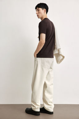Camiseta de algodon Slim Fit - H&m фото 4