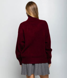 Свитер #КТ2587 (1), бордовый - Dommod фото 3