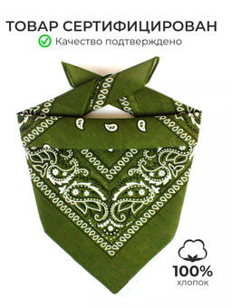 K13763 Платок-бандана (55/55см хлопок) МУЛЬТИЦВЕТ_16