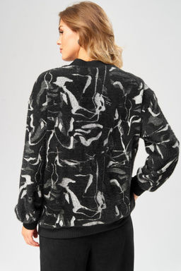 Джемпер LAIKONY 104 черно-серый  фото 2