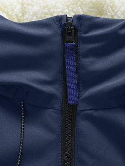 Парка зимняя мужская с капюшоном темно-синего цвета 9533-1TS - Valianly фото 12