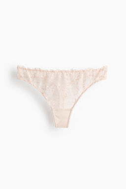 Braga thong con detalles bordados
