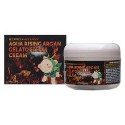 Elizavecca Milky  Паровой увлажняющий крем с маслом арганы Piggy Aqua Rising Argan Gelato Steam Crea  фото 2