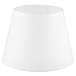 Светильник настольный Грета д20см, h26см, абажур текстильный д20см, h14,5см, цвет - белый, основание керамическое д15,5см, h15,5см, глянцевая глазурь, цвет - сине-серый (Китай) - Домашняя мода фото 3